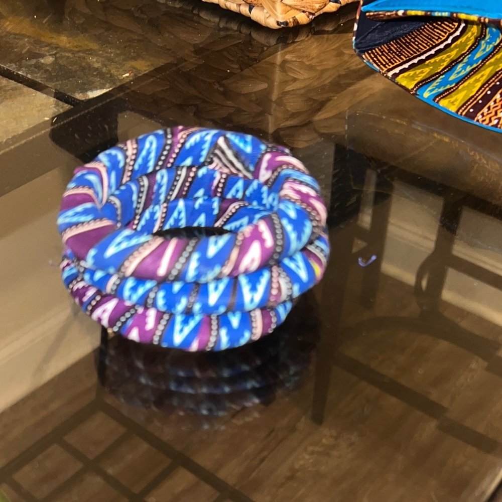 African Jewelry - Ankara/Wax fabric